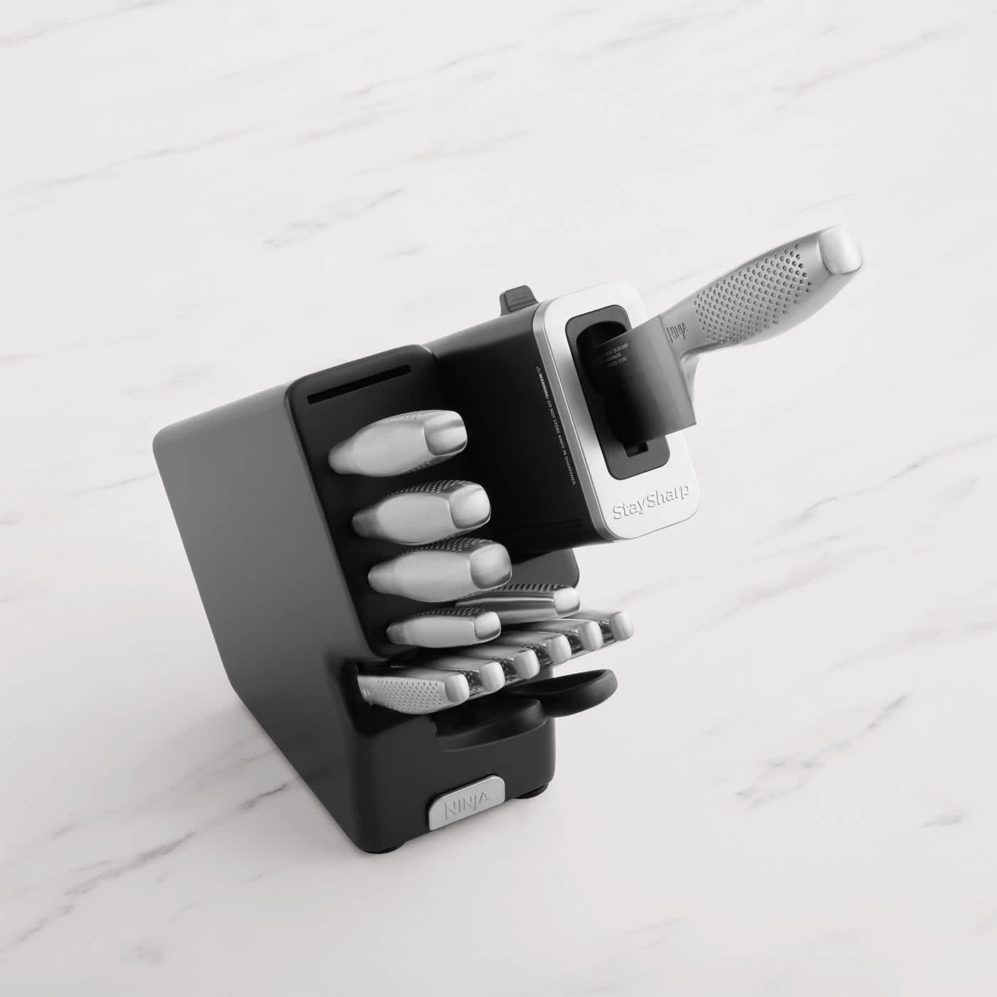 Built-in sharpener